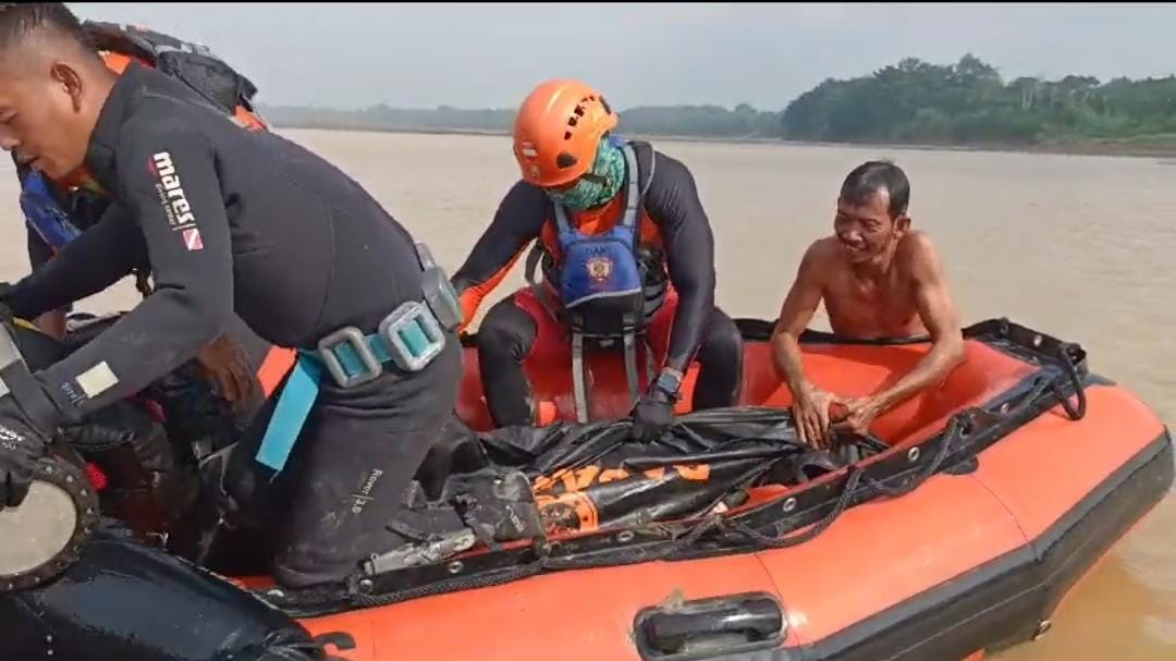 Pemuda Sengeti Yang Tenggelam di Sungai Batanghari Akhirnya Ditemukan 