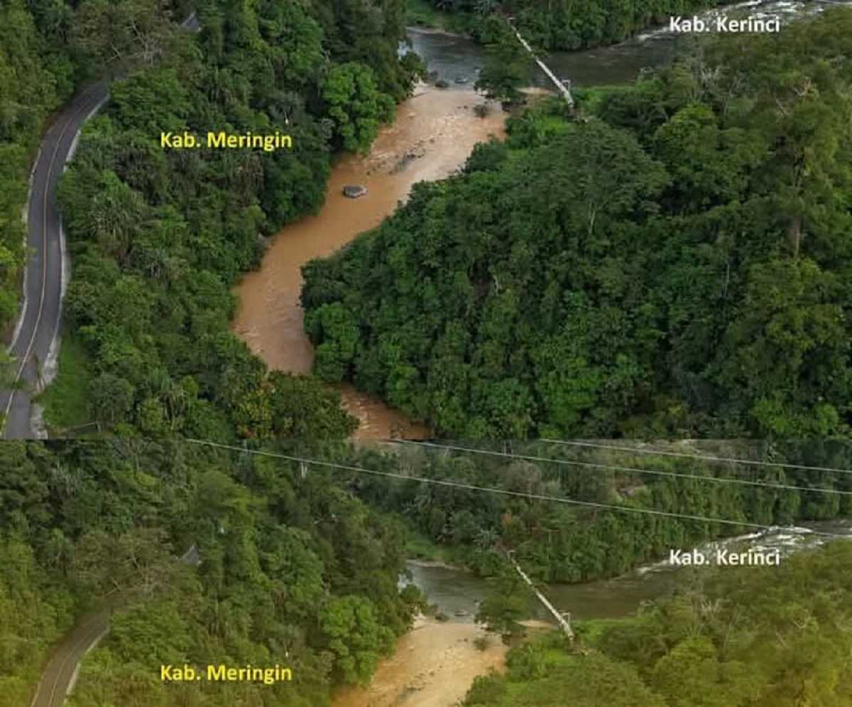 Aktivitas Peti di Sungai Batang Merangin Diduga Masih Bebas Beroperasi 
