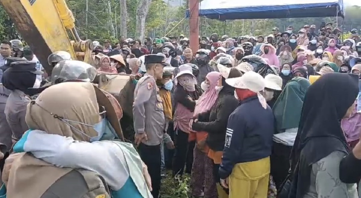 Tak Kunjung Ganti Rugi, Ratusan Warga Pulau Pandan Kembali Kepung PLTA Kerinci