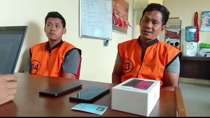 Dua Penadah HP Curian Diringkus Polisi