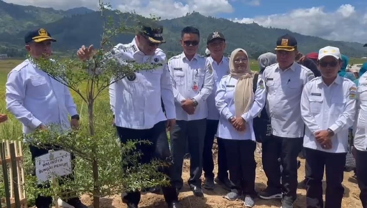 Gerakan Tanam Pohon Warnai HUT Jambi ke-69 di Kota Sungai Penuh