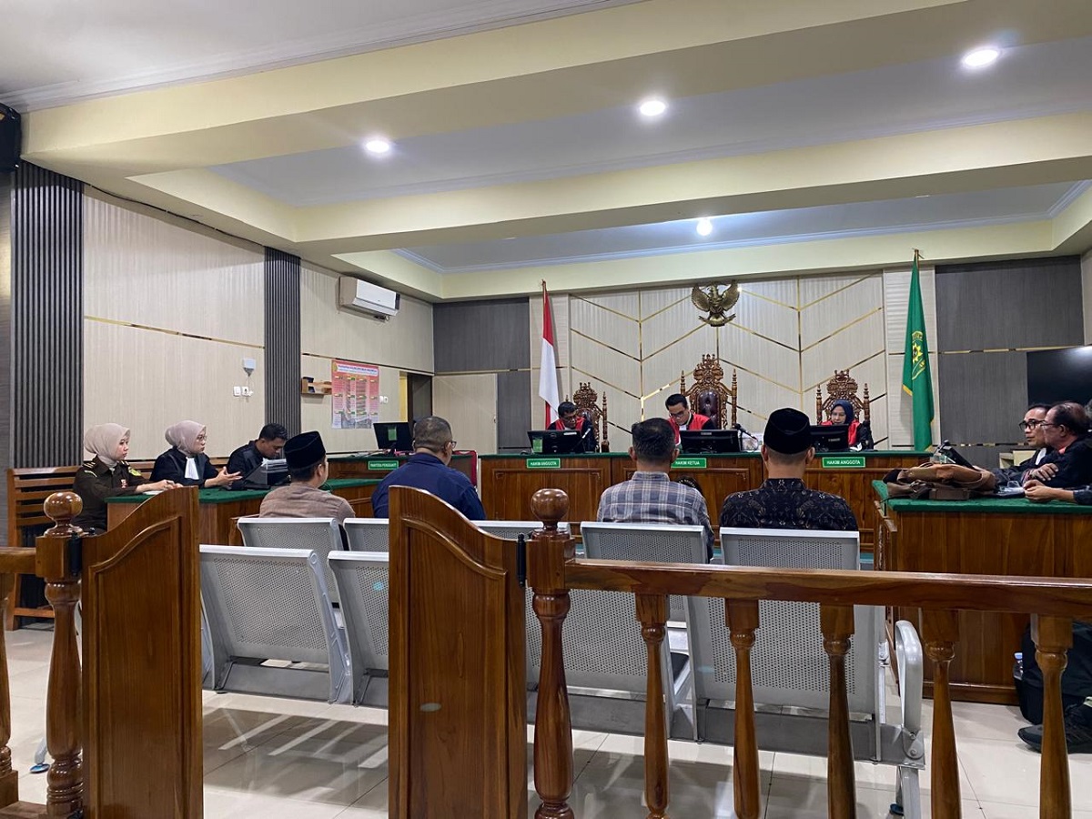 Majelis Hakim Tolak Eksepsi 4 Terdakwa Dugaan Korupsi PJU Kerinci 