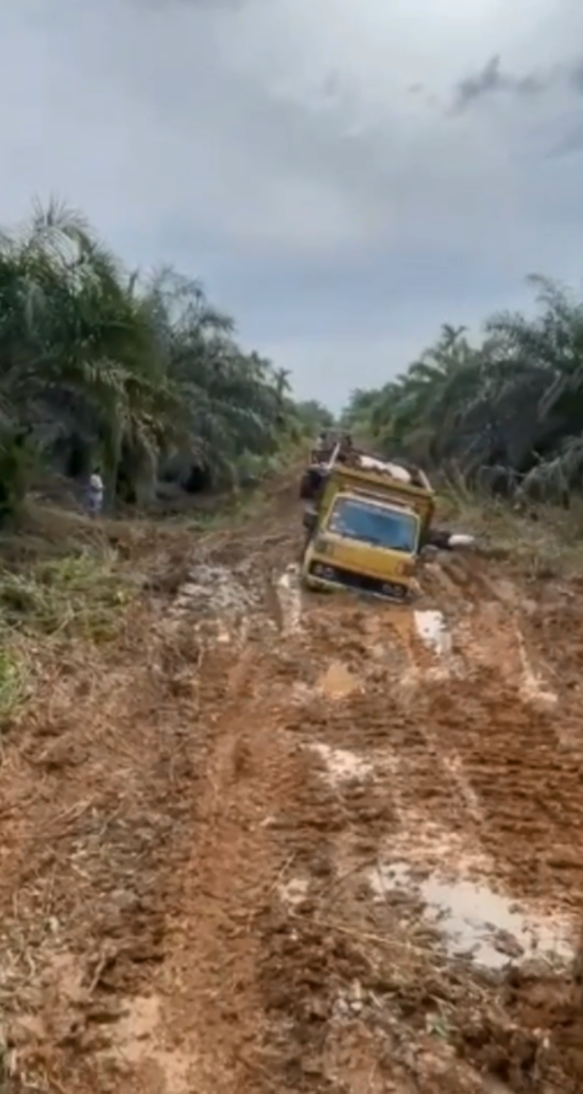 Jalan Alternatif Rusak Parah, Aktivitas Warga Singkep Terhambat