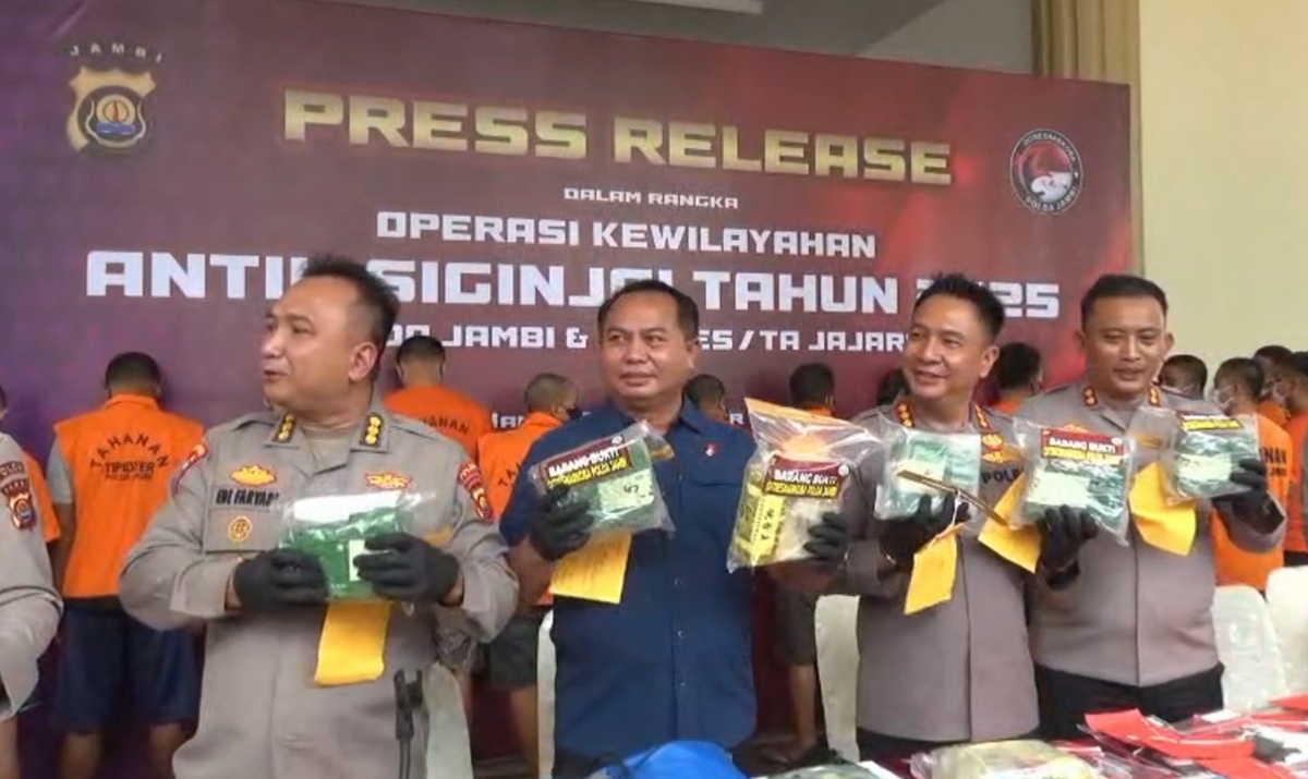 247 Tersangka Diamankan Saat Operasi Antik, Sabu 12, 8 Kg dan 6.105 Ekstasi Disita