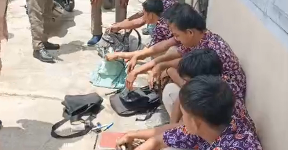 Puluhan Pelajar Kedapatan Bolos Saat Jam Belajar