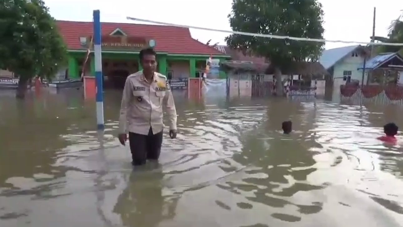 Bagian Hilir Tebo Mulai Tergenang Banjir, 1.704 Jiwa di Desa Teluk Rendah Ulu Terdampak