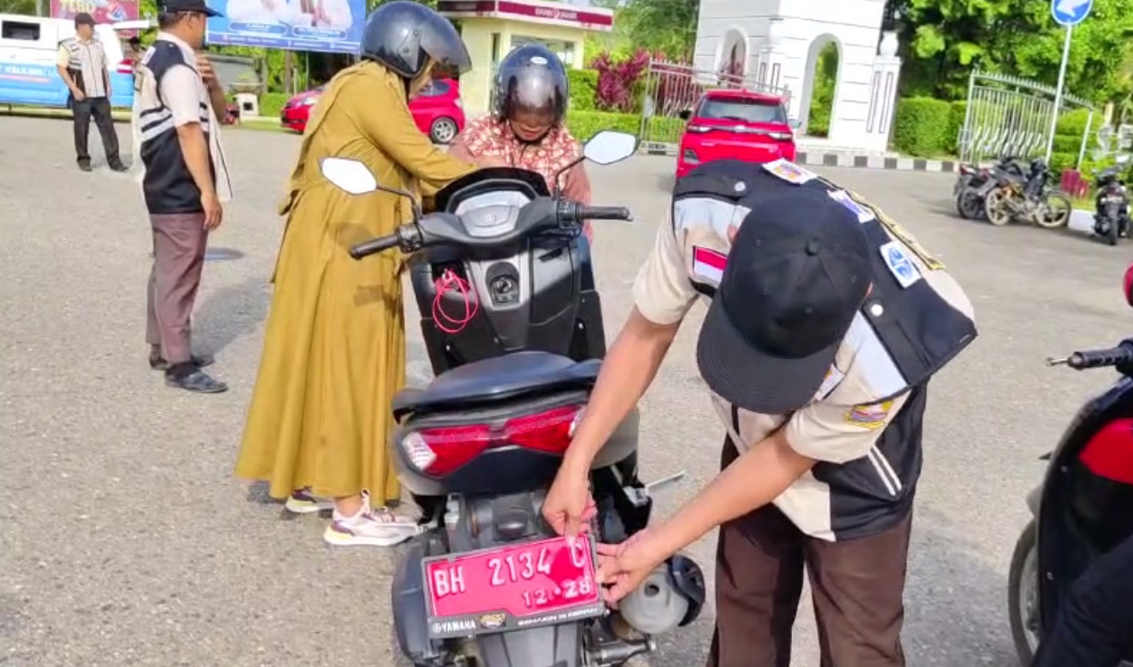 Kendaraan Dinas Terjaring Razia Gabungan, Pemkab Tebo Surati OPD Agar Disiplin Bayar Pajak