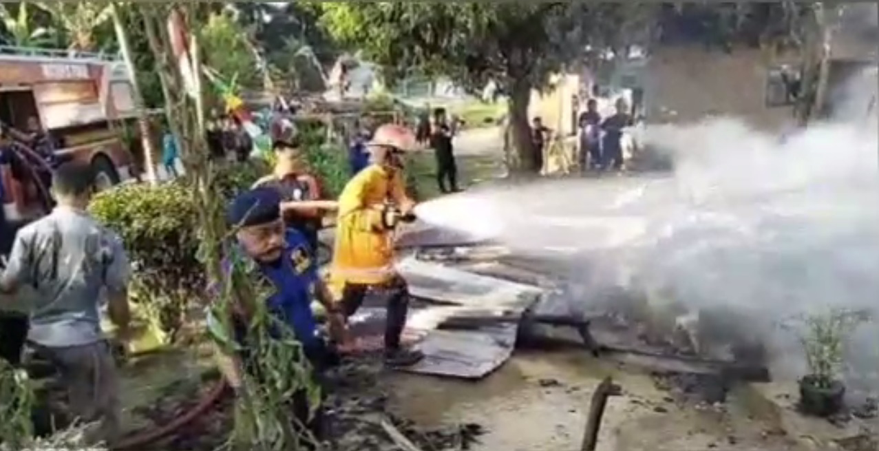 Lupa Mematikan Kompor, Rumah Papan di Bungo Rata Dengan Tanah