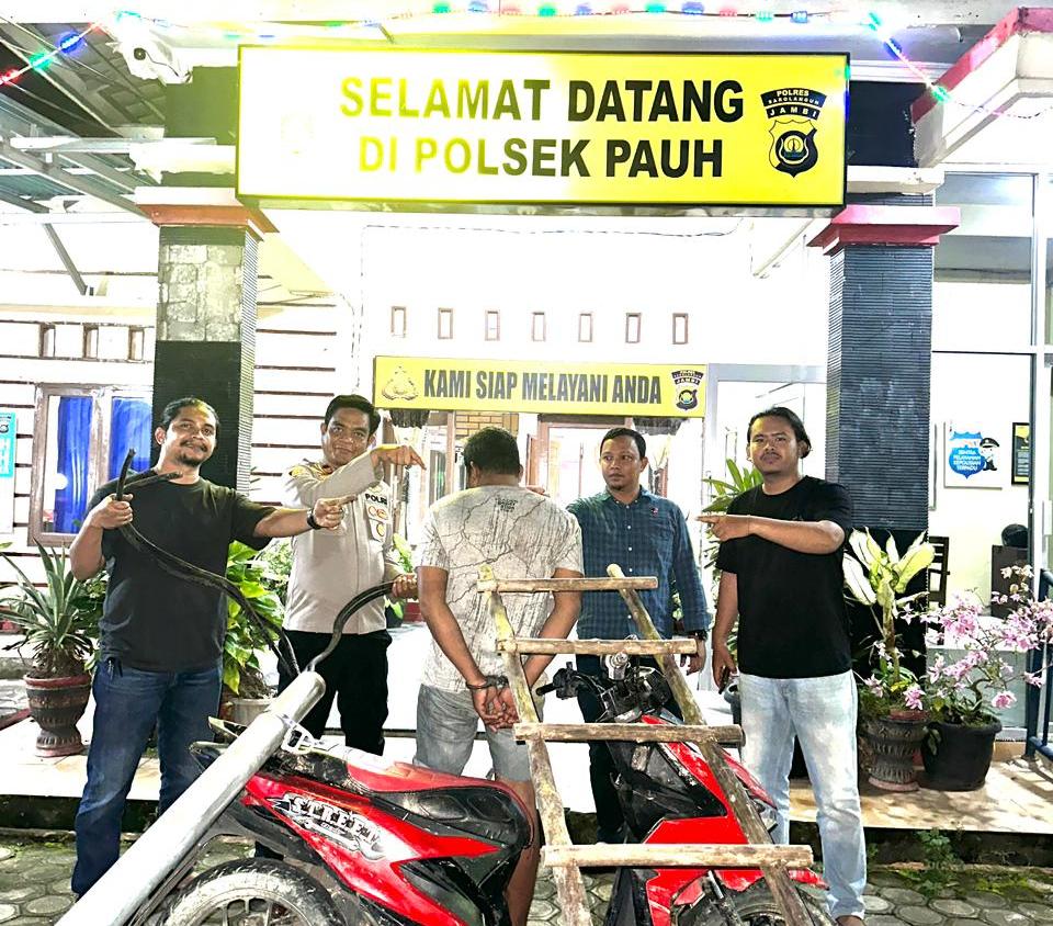 Pelaku Pencurian Kabel PLN di Desa Batu Ampar Berhasil Di Tangkap 