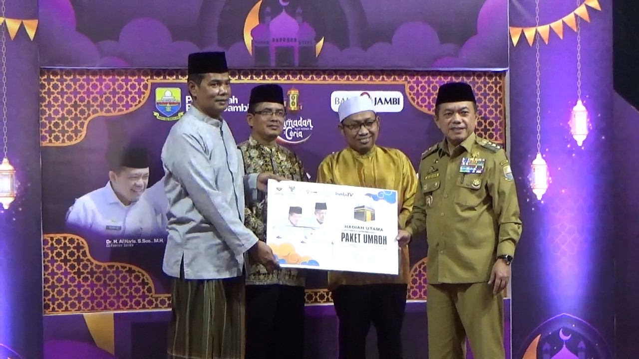 Ramadhan Ceria Jambi TV Resmi Dimulai, Gubernur Jambi Al Haris Siapkan Hadiah Umroh Untuk Pemenang