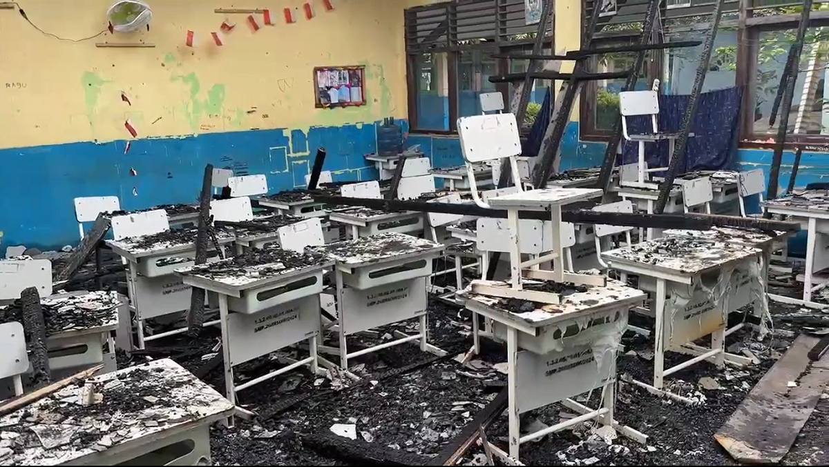 SMPN 20 Jambi Terbakar, PUPR Usulkan Anggaran Perbaikan Rp1 Miliar
