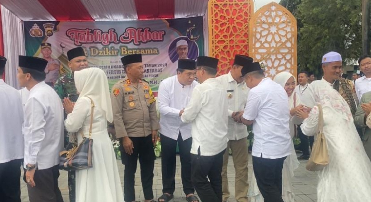 Polres Kerinci Gelar Tabliq Akbar Dan Doa Bersama Paslon Wako Dan Bupati