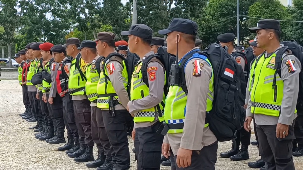 Polres Sarolangun Kerahkan Ratusan Personel, Amankan Distribusi Logistik Pilkada 2024