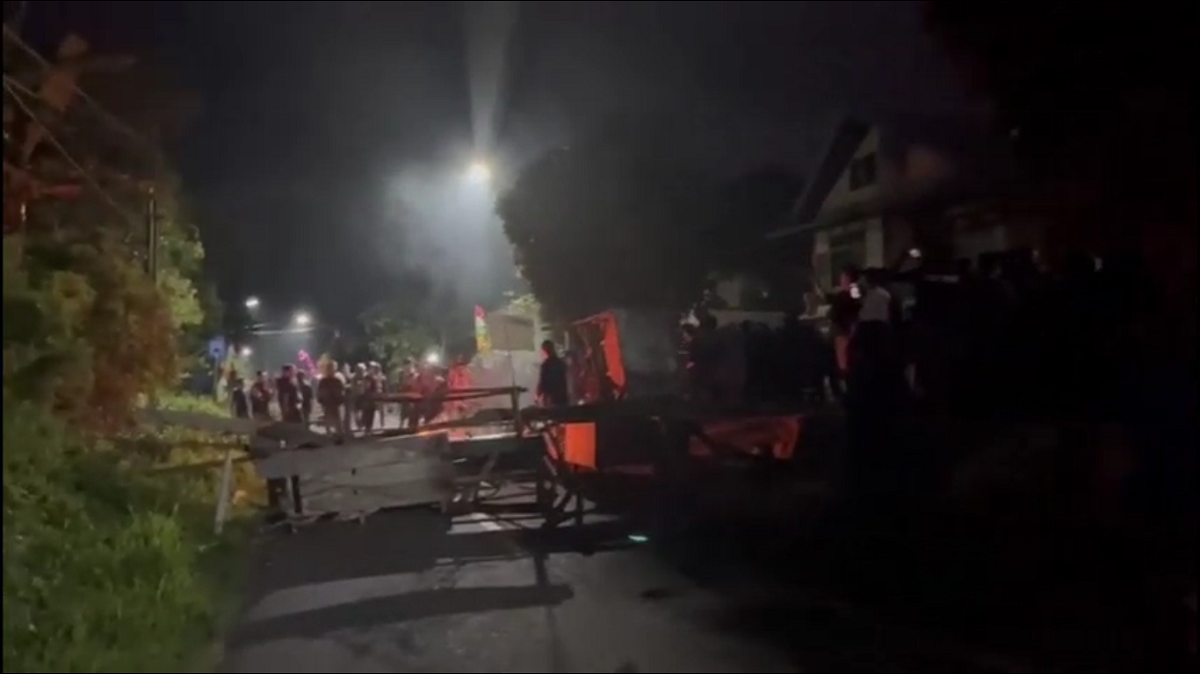7 Warganya Ditahan Polisi, Warga Kerinci Blokir Jalan Nasional 