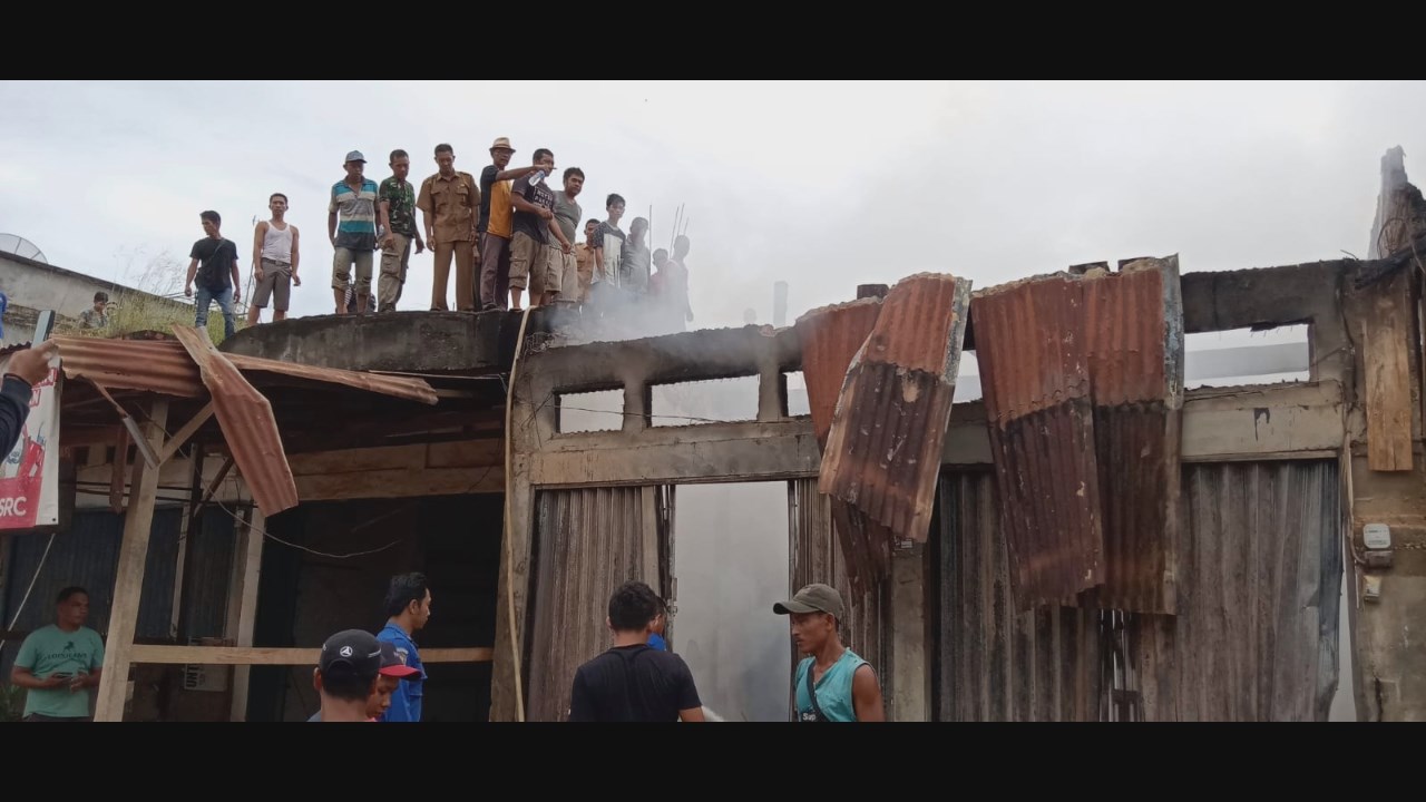 1 Ruko di Bahar Selatan Terbakar, Uang Rp 180 Juta Juga Hangus