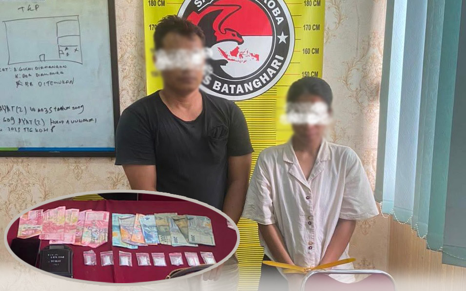 Digerebek Tim Kuda Hitam, Dua Terduga Pengedar Sabu Ditangkap di Kos-Kosan Muara Bulian