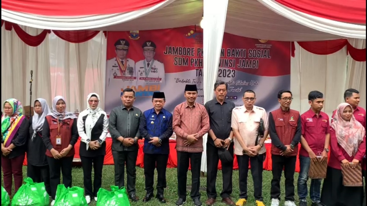 Ketua DPRD Provinsi Jambi Bersama Komisi IV Hadiri Jambore PKH 2023 Se-Provinsi Jambi