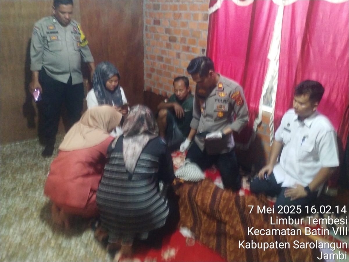 Diduga Tak Sanggup Bayar Cicilan Motor, Seorang Pria Di Sarolangun Ditemukan Tewas Tergantung