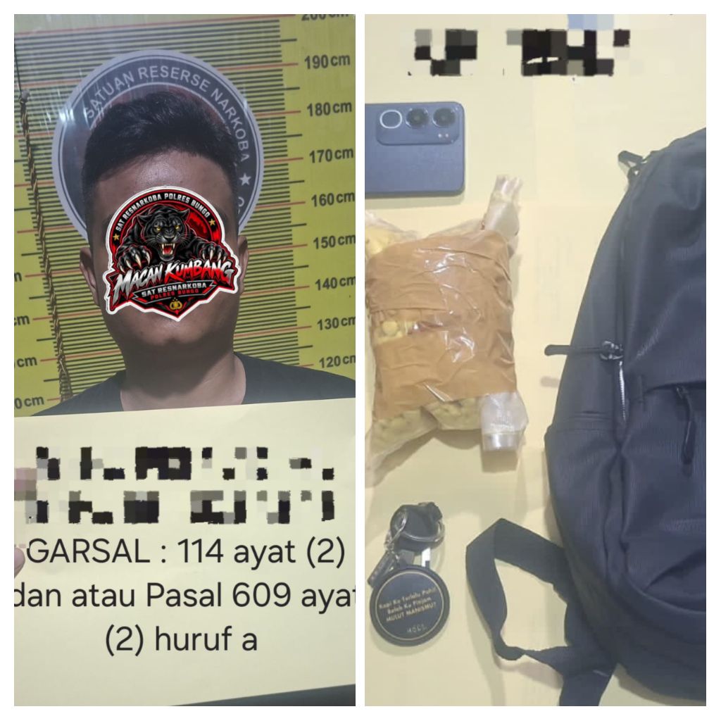 Satres Narkoba Polres Bungo Gagalkan Transaksi antar Provinsi 