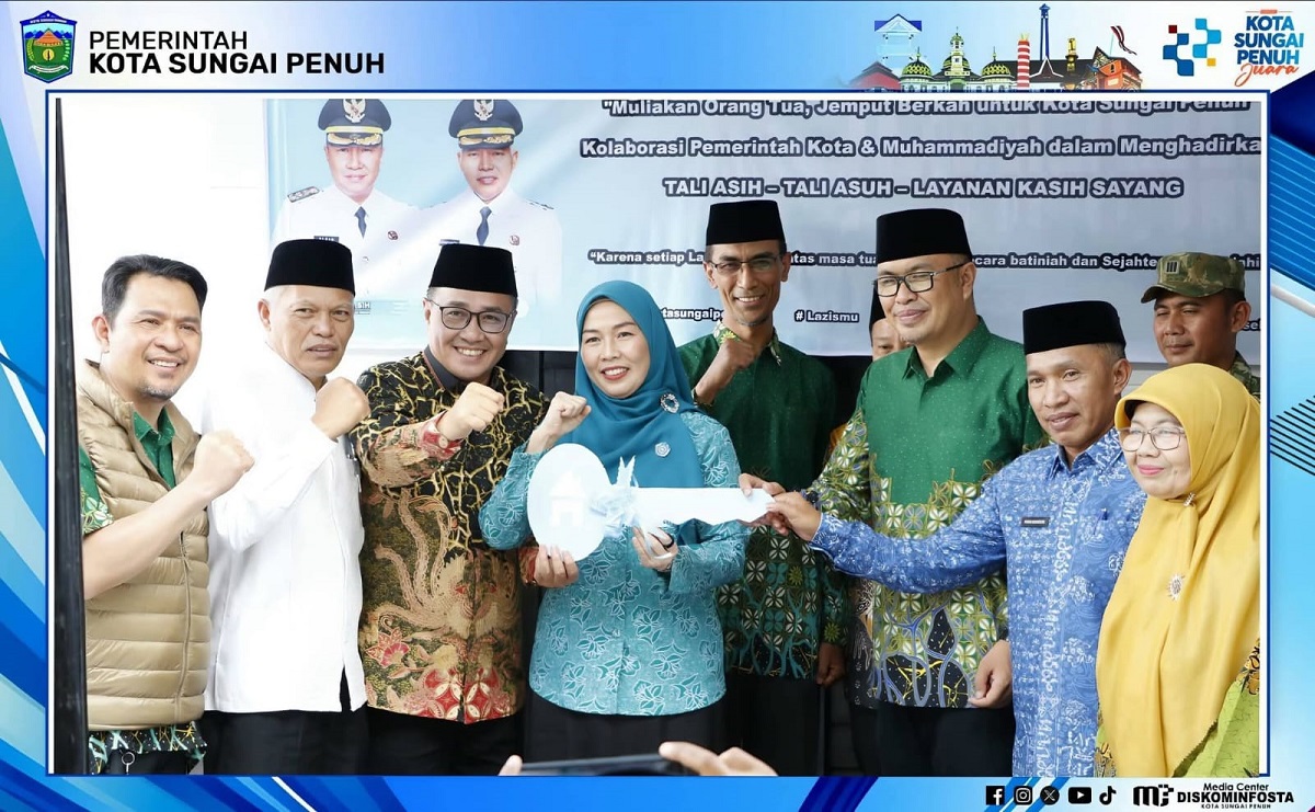 Wako Alfin Luncurkan Rumah Singgah Lansia Juara di Sungai Penuh