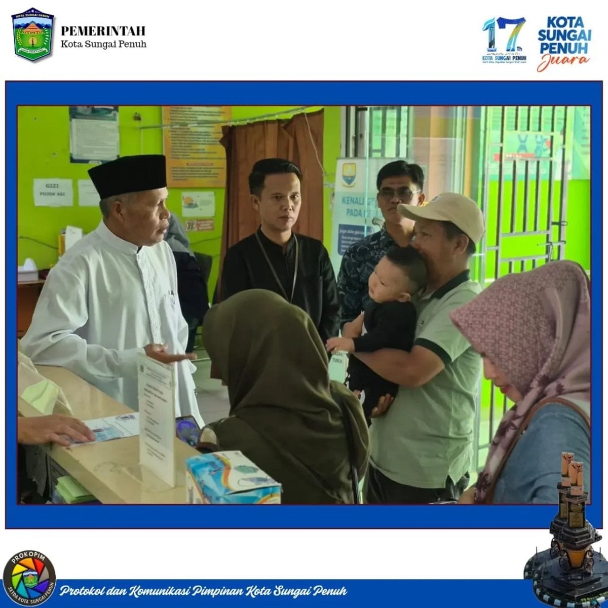 Wawako Azhar Hamzah Sidak Pelayanan di Kecamatan Pondok Tinggi pada Ramadhan 1447 H