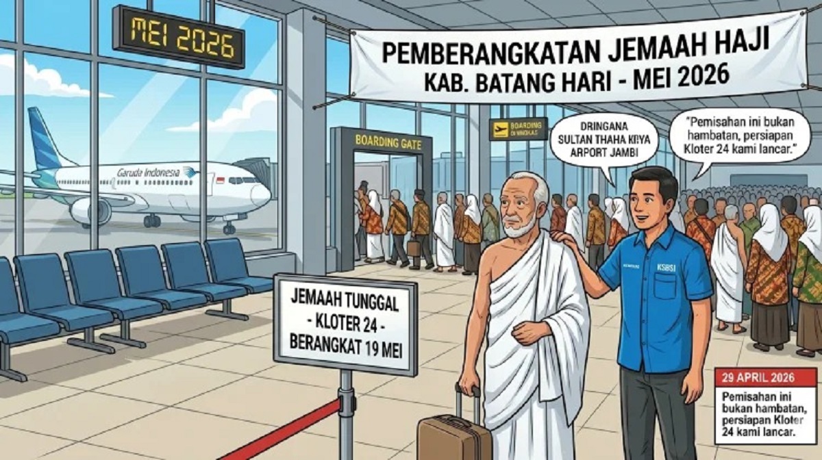 211 Calon Jemaah Haji Batang Hari Berangkat dalam Dua Kloter Mei Nanti