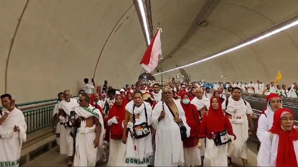 Jamaah Haji Sarolangun Bertolak ke Mina Setelah Menyelesaikan Wukuf di Arafah