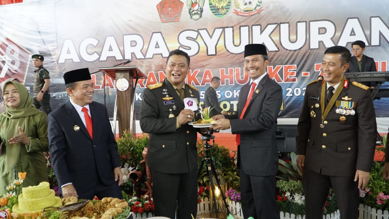 Hadir dan Ucapkan HUT TNI Ke 78, Edi Purwanto Sampaikan Netralitas di Pemilu 2024.