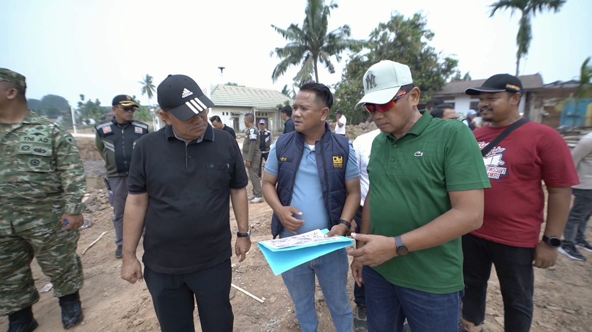 Tinjau Kolam Retensi Telago Kajang Lako, Pemkot Jambi Siapkan Jogging Track 1,4 Km