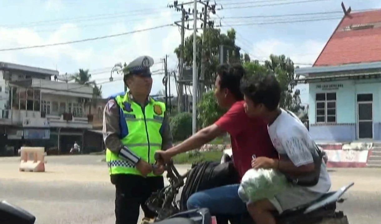 Pelanggaran Lalu Lintas Masih Cukup Tinggi, 1.276 Kendaran Ditilang Satlantas Polres Batanghari