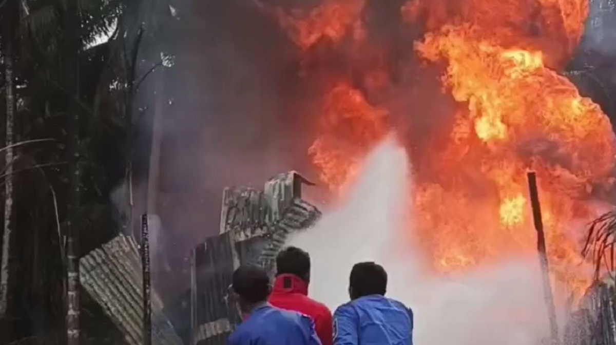 Gudang Minyak Di Tanjab Barat Terbakar, Polisi Buru Pemilik Gudang