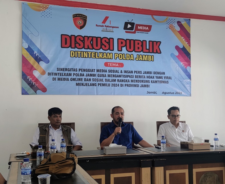 Ditintelkam Polda Jambi Lakukan Profiling Akun-Akun Medsos Jelang Pemilu 2024