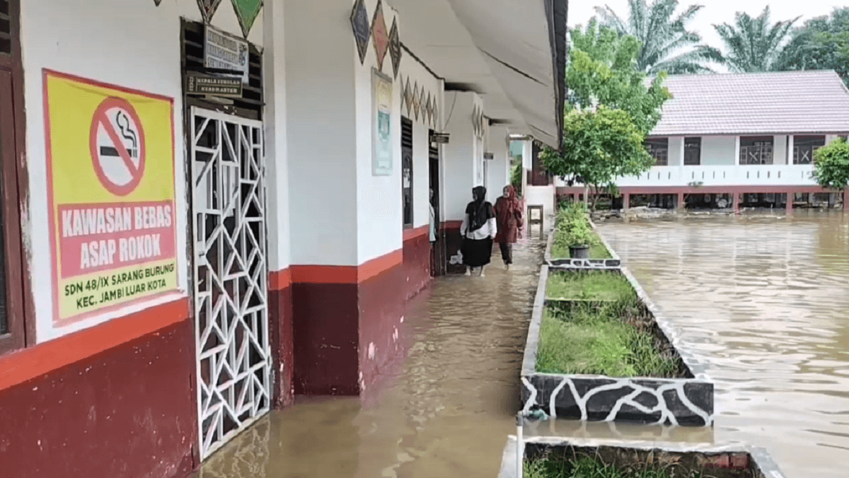 20 Sekolah di Kabupaten Muaro Jambi Terendam Banjir