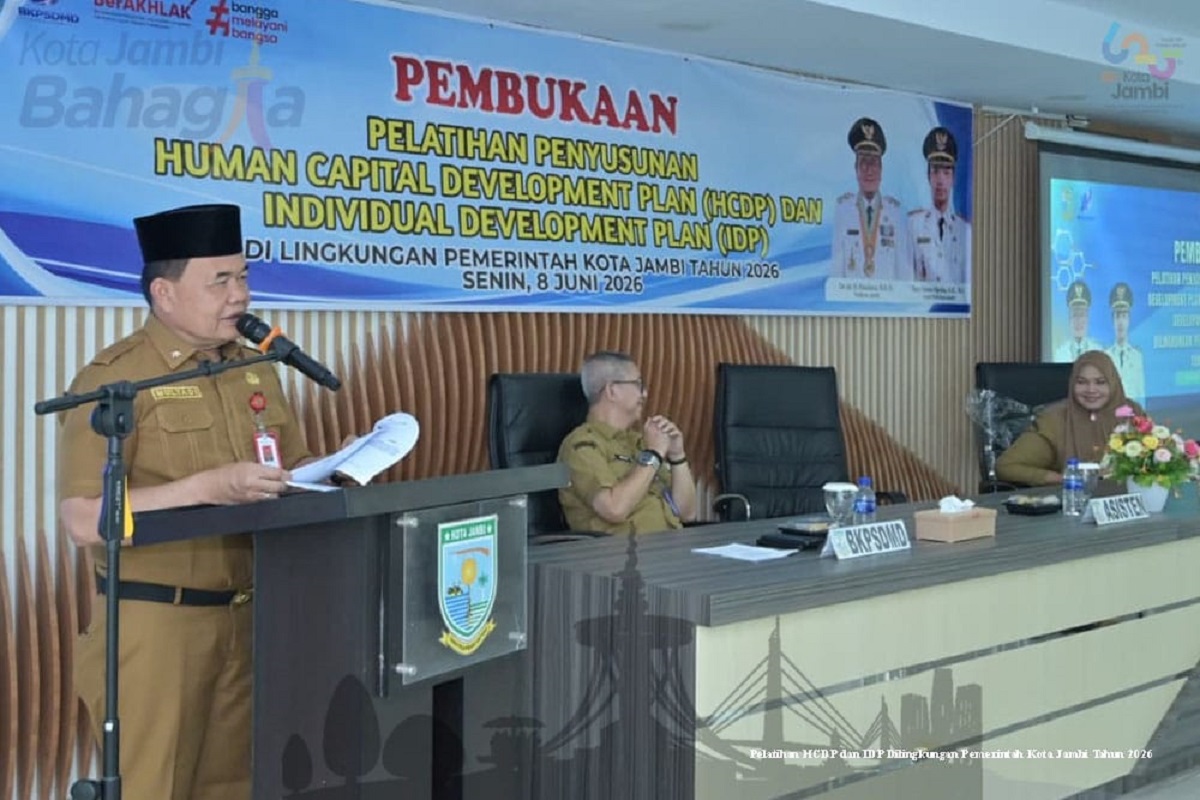 Pemkot Jambi Gelar Pelatihan Penyusunan Human Capital Development Plan dan Individual Development Plan