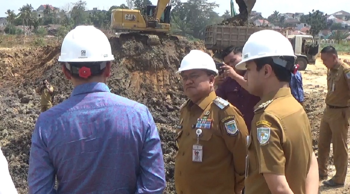 Walikota Maulana Optimis Kolam Retensi PALL V Rampung September 2026