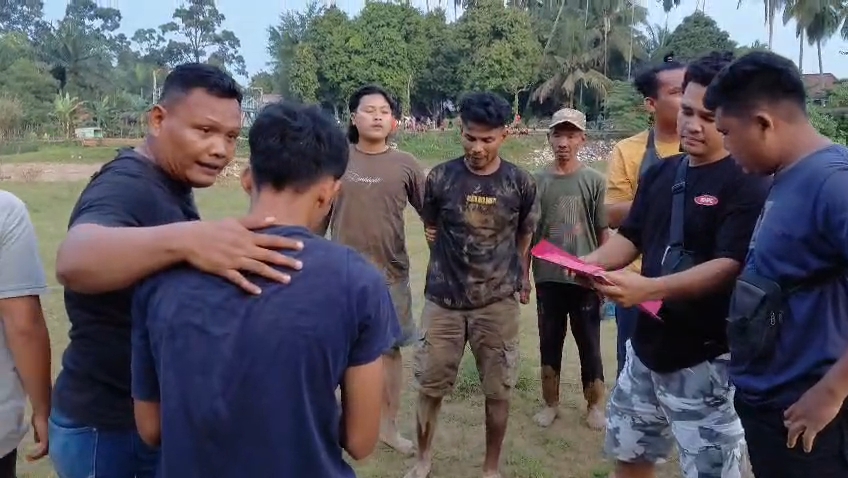 Desa Pulau Aro Kembali Di Grebek, Satu Orang Pengedar Di Tangkap 