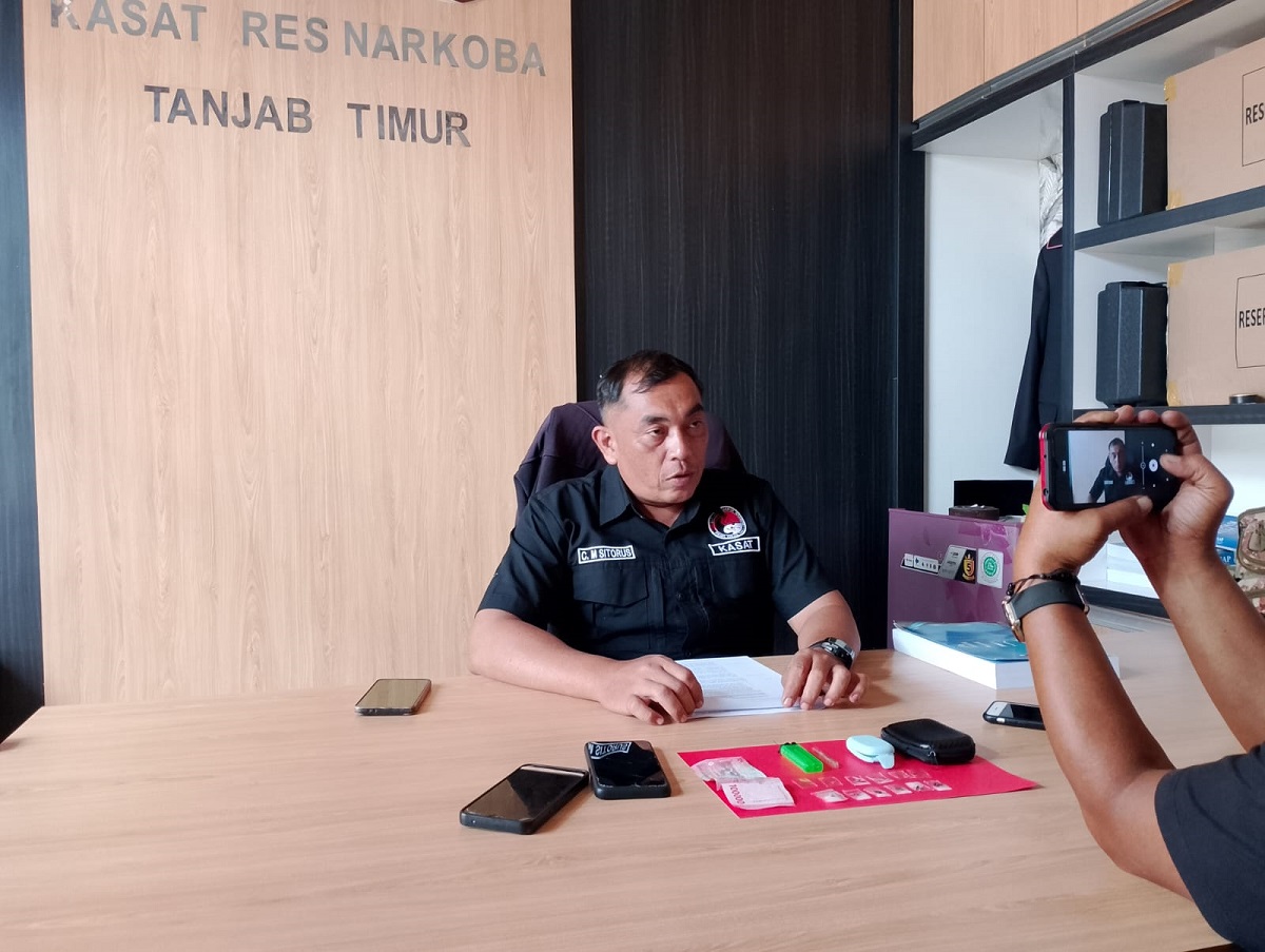 Edarkan Sabu, Seorang Pria Di Tanjung Solok Kuala Jambi Di Cokok Polisi 