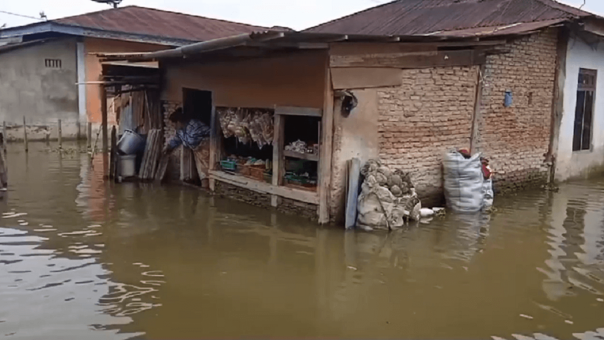 Puluhan Rumah di Desa Paling Serumpun Kembali Terendam Banjir