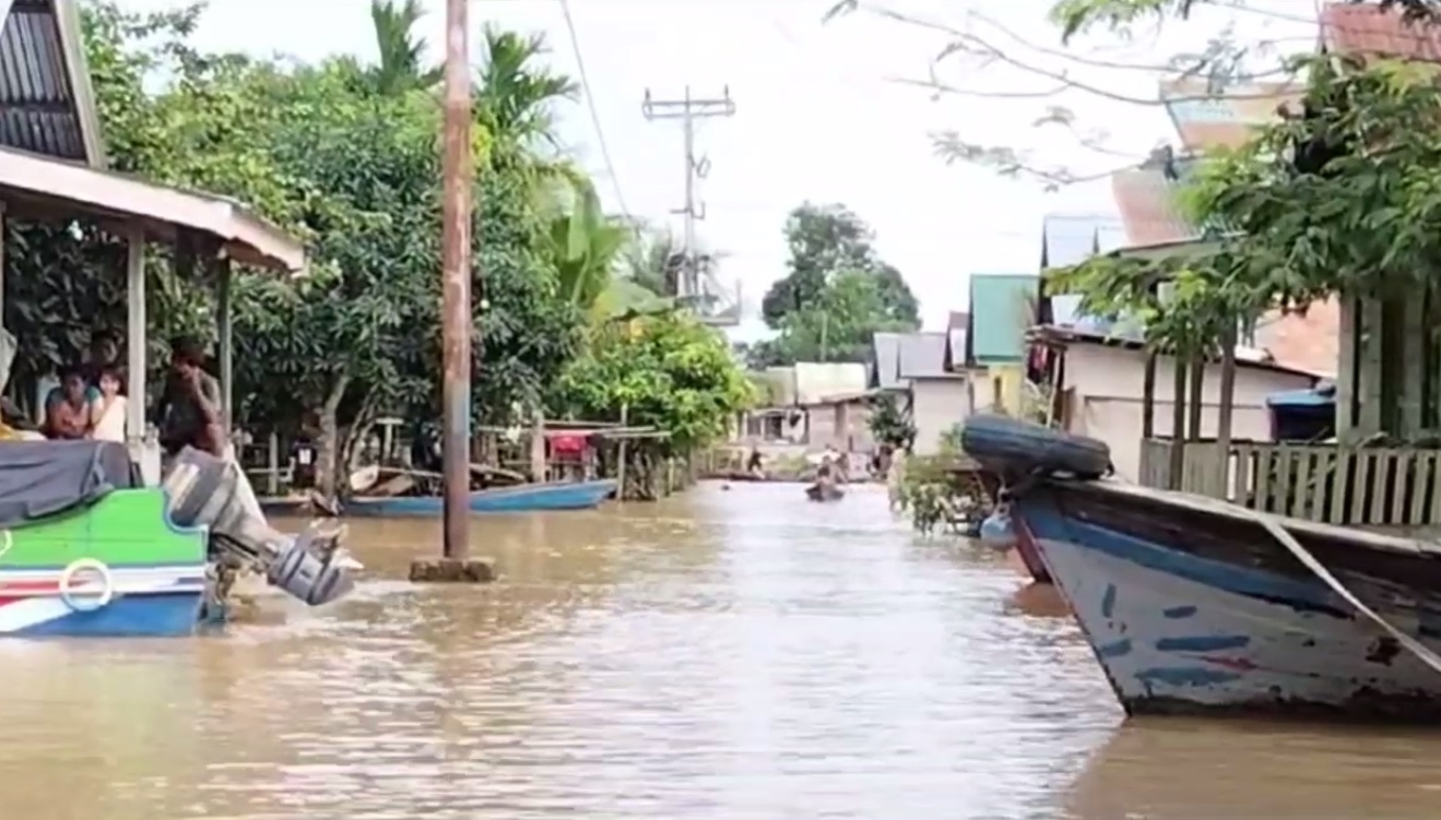 Banjir di 5 Desa Kabupaten Muaro Jambi, Puluhan Rumah dan Fasilitas Umum Terendam