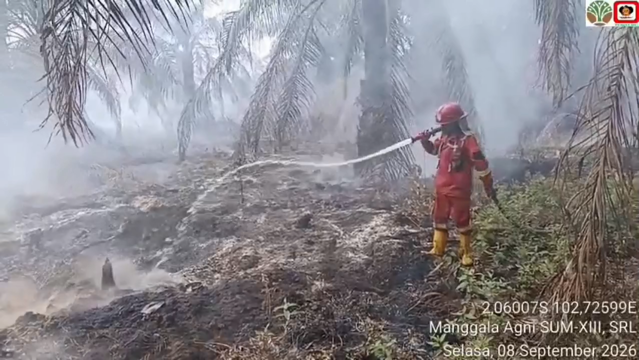 Tangani Karhutla, Pemkab Sarolangun Terima Bantuan Rp10 Miliar