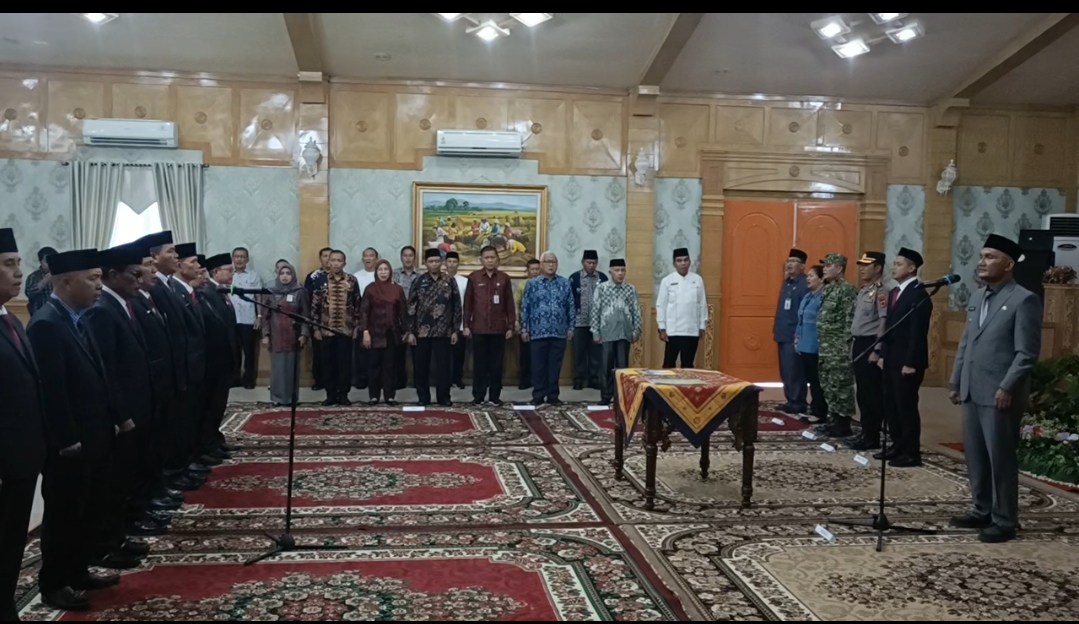 Bupati Sarolangun, Rotasi Dan Lantik 9 Jabatan Eselon II