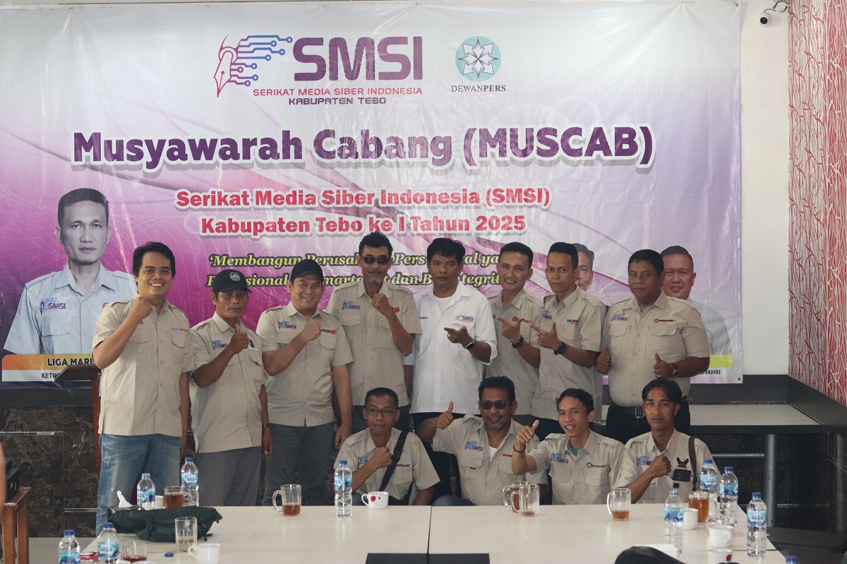 Aklamasi, Liga Marisa Kembali Pimpin SMSI Tebo Periode 2025- 2028