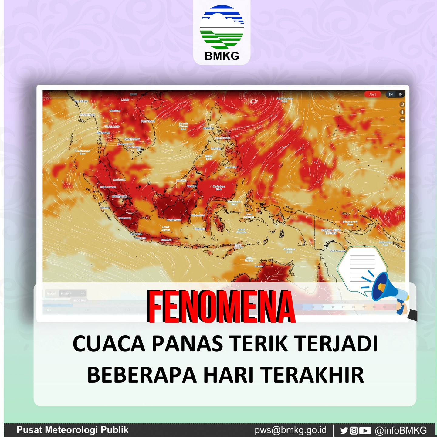 Penjelasan BMKG Terkait Fenomena Cuaca Panas Terik Sepekan Terakhir