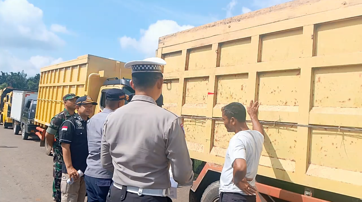 Operasi 3 Hari di Tanjabtim, 85 Kendaraan Ilegal Ditindak Dishub dan Polisi