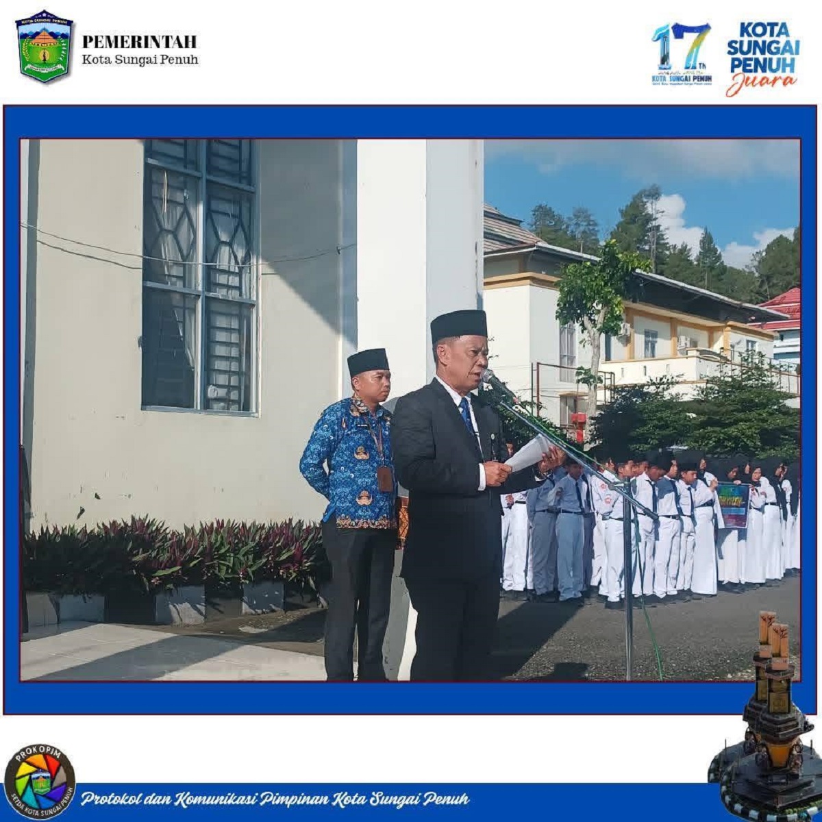 Pemkot Sungai Penuh Gelar Upacara Peringatan Hari Otonomi Daerah ke-30 Tahun 2026