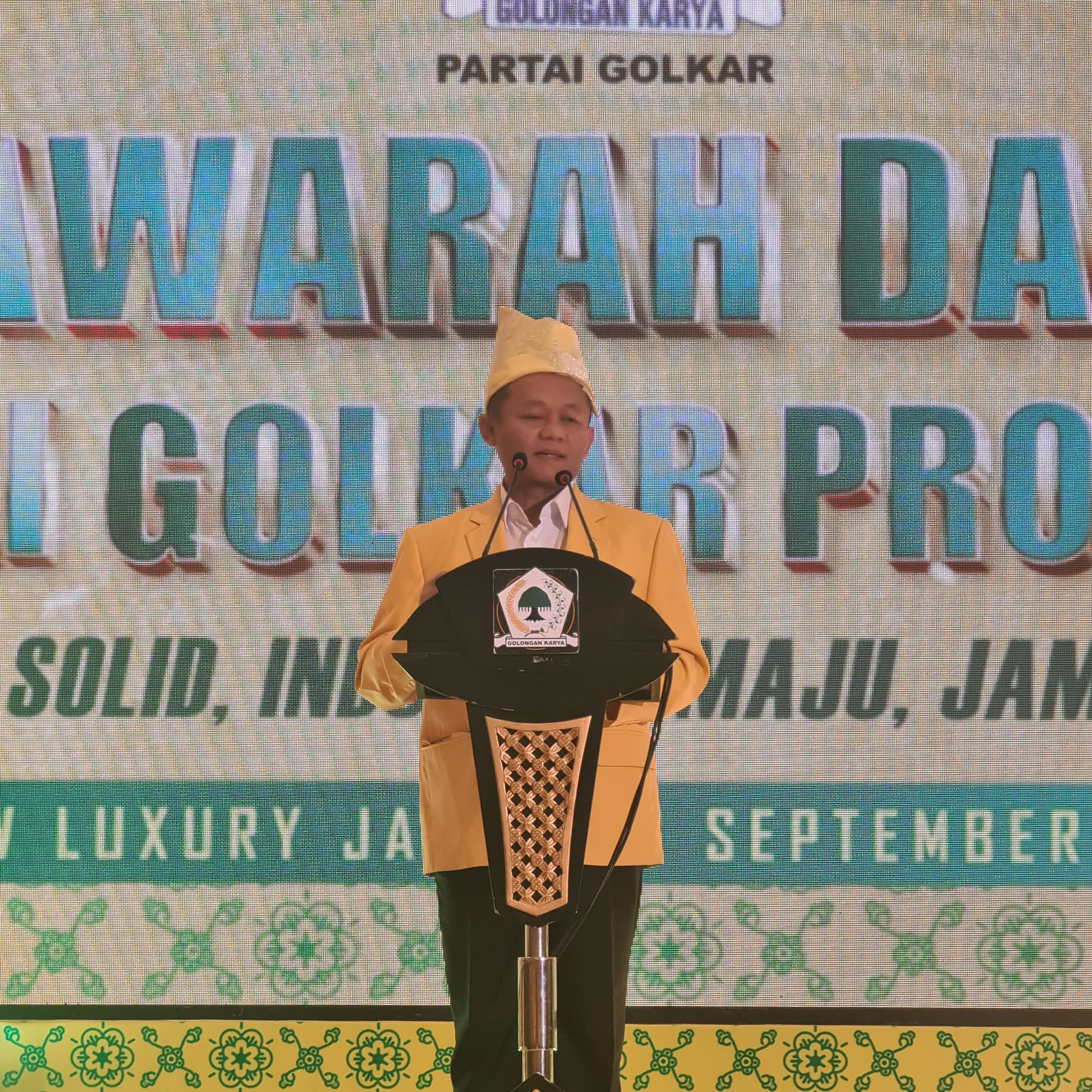 Harapan DPP Golkar Kepada Cek Endra Setelah Terpilih Ketua Golkar Jambi