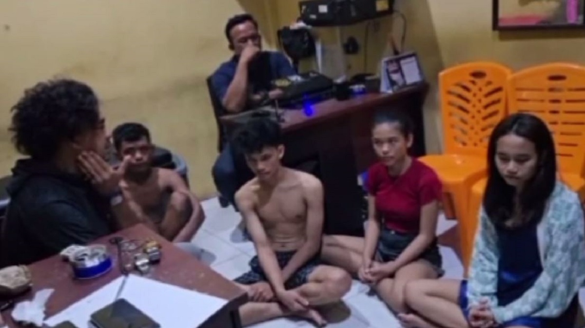 Empat Pelaku Pengeroyokan Dengan Modus Aplikasi Michat Ditangkap Polisi
