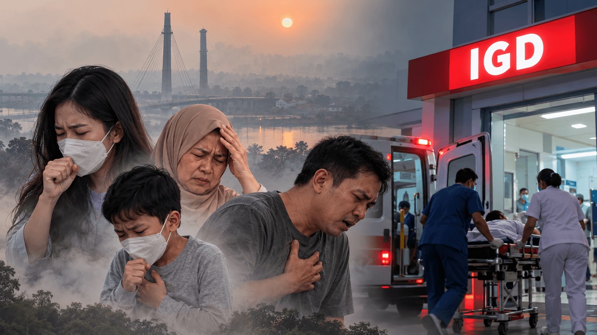 Kenali Tanda Bahaya Kesehatan Akibat Kabut Asap, Jika Mengalami ini Segera Bawa ke IGD Rumah Sakit !!!