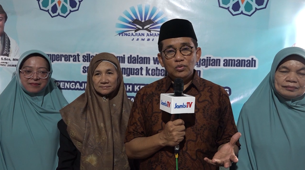 H.Bakri Hadiri Pengajian Amanah Kecamatan Jelutung