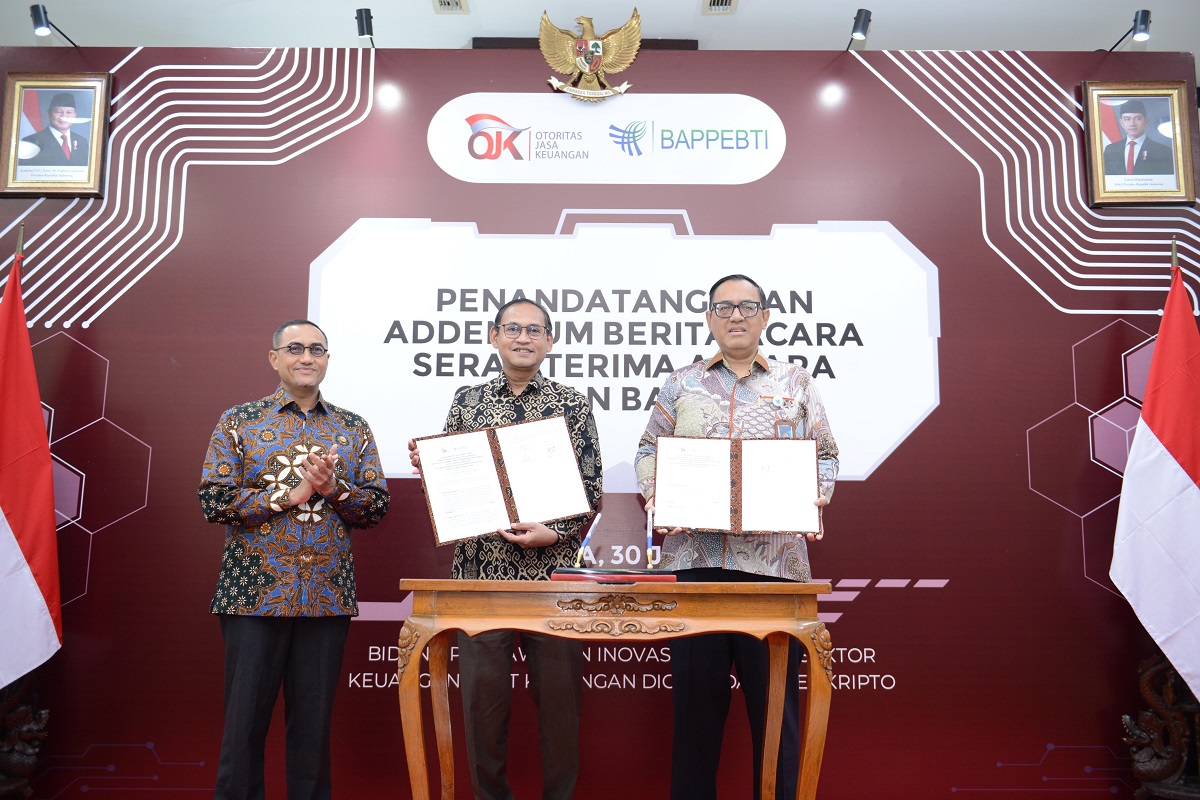 OJK Dan BAPPEBTI Tuntaskan Peralihan Pengawasan Aset Keuangan Digital